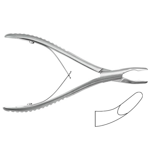 LUER Кусачки кісткові; сильно вигнуті; 15,0см. Tontarra Medizintechnik GmbH